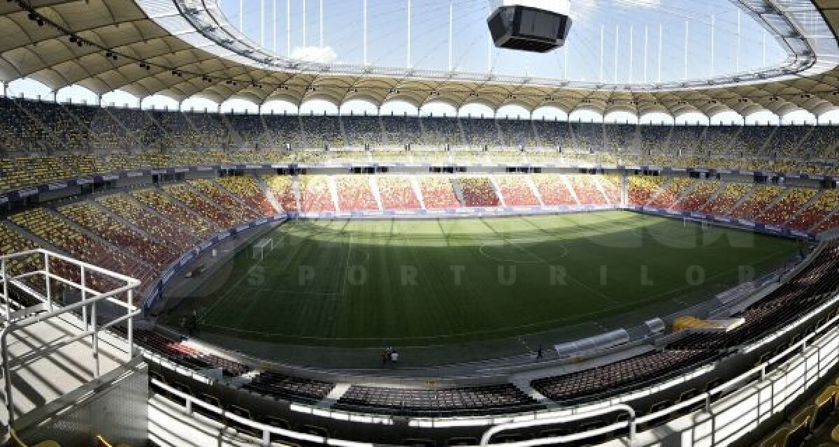 FOTO Gazonul de pe Naţional Arena rămîne o problemă: "S-au chinuit să-l înverzească, nu să-l facă practicabil"