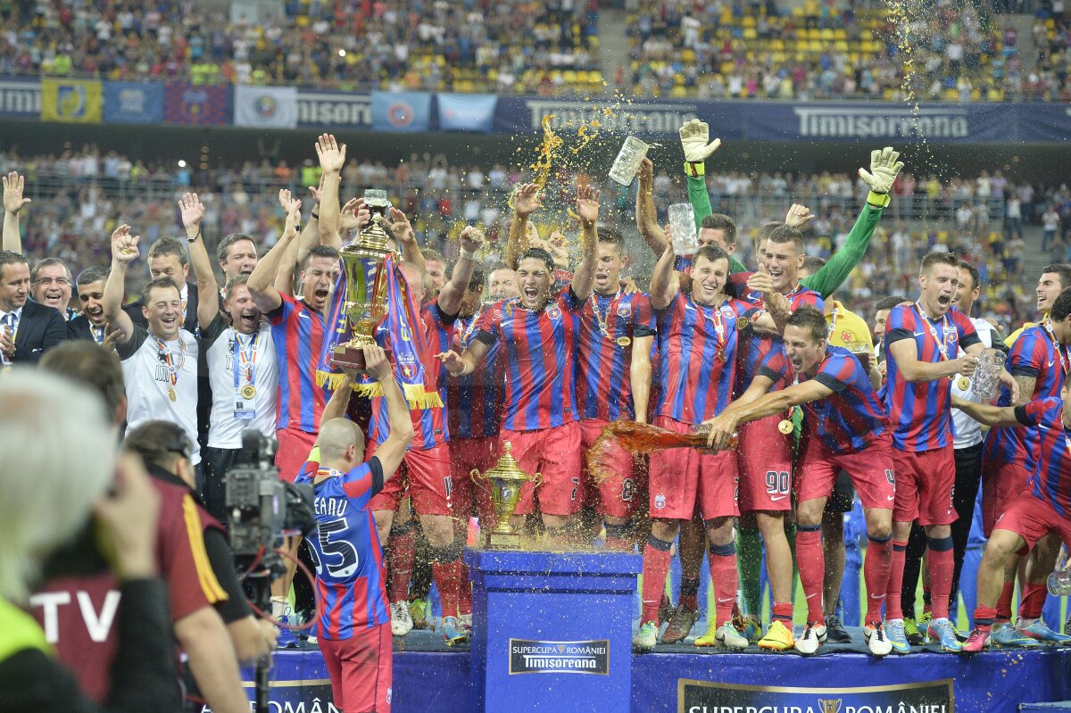 FOTO A şasea Supercupă » Steaua bifează al doilea trofeu în 2013, după 3-0 cu Petrolul