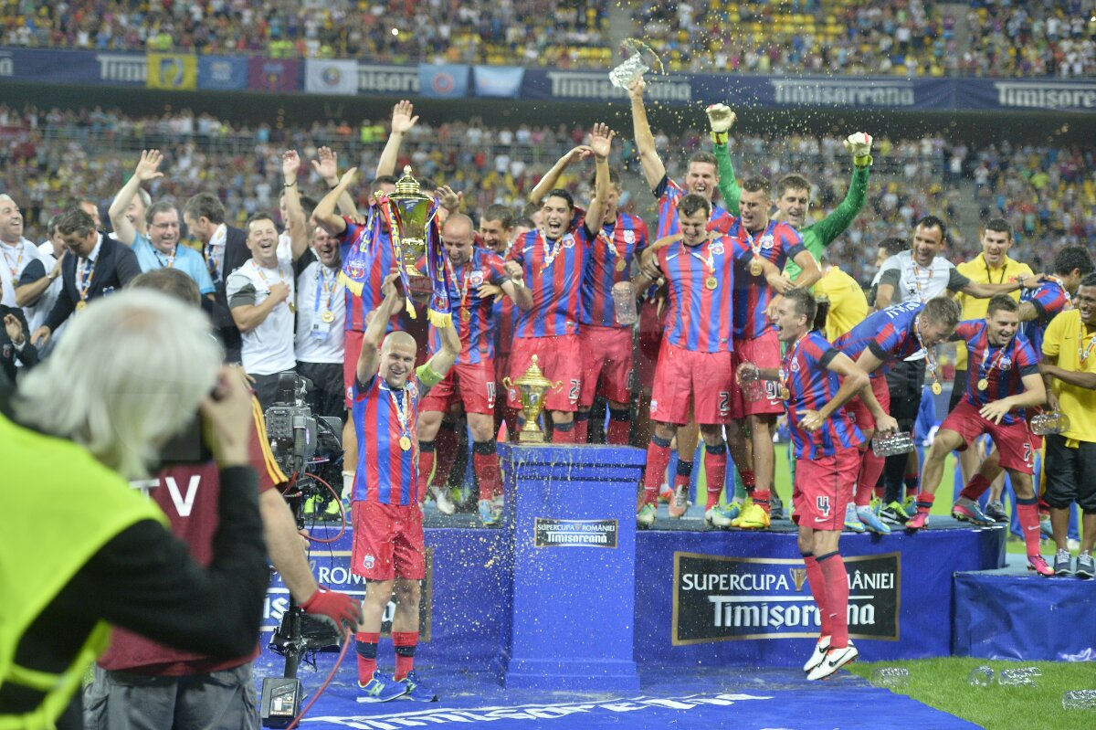 FOTO A şasea Supercupă » Steaua bifează al doilea trofeu în 2013, după 3-0 cu Petrolul