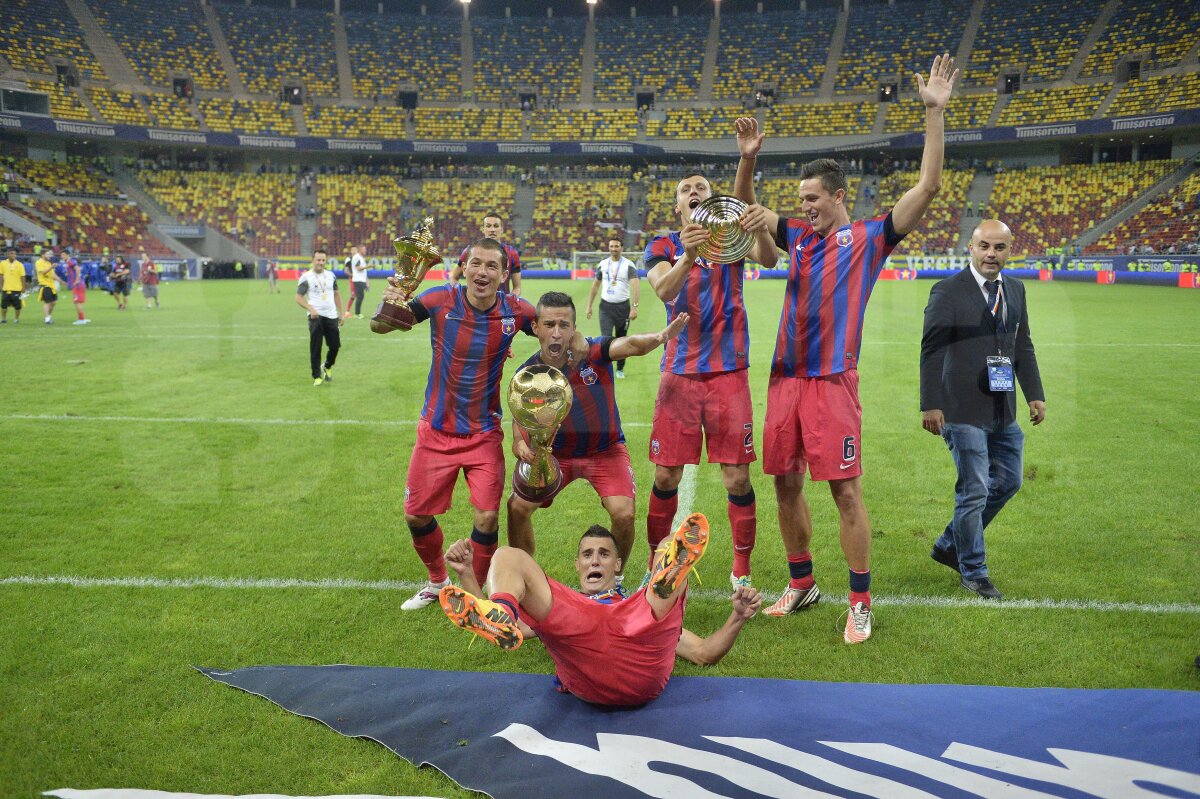 FOTO A şasea Supercupă » Steaua bifează al doilea trofeu în 2013, după 3-0 cu Petrolul