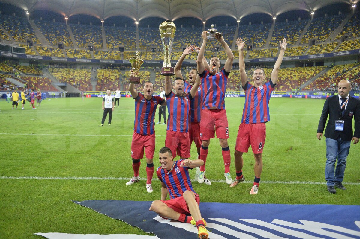 FOTO A şasea Supercupă » Steaua bifează al doilea trofeu în 2013, după 3-0 cu Petrolul