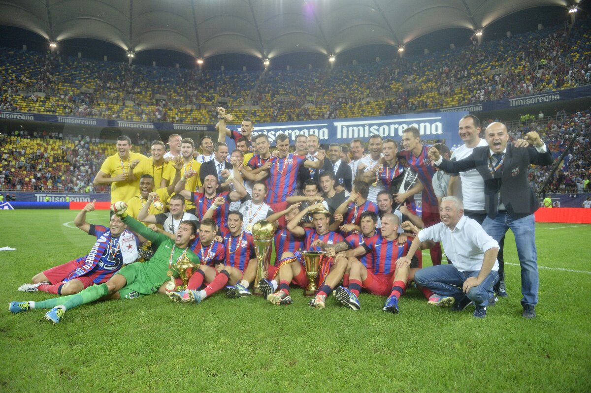 FOTO A şasea Supercupă » Steaua bifează al doilea trofeu în 2013, după 3-0 cu Petrolul