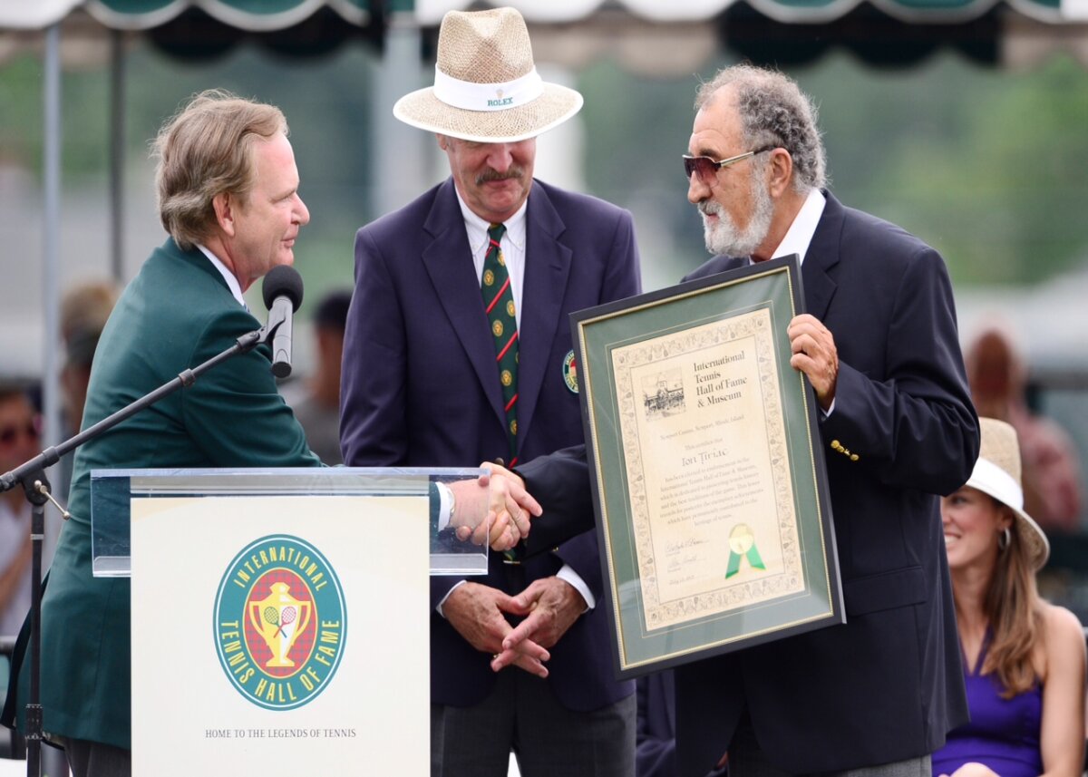 FOTO Ion Ţiriac a fost inclus în International Tennis Hall of Fame