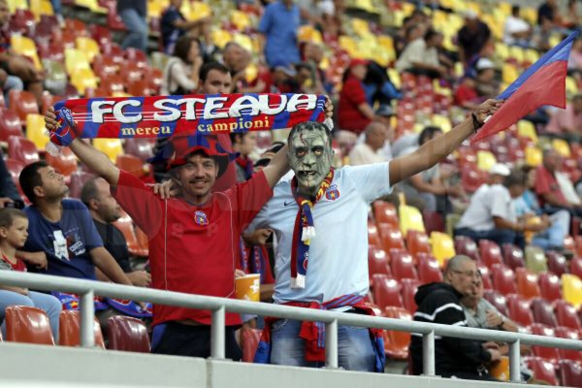 FOTO Dor de Liga Campionilor » Primul pas al Stelei pentru accesul în grupele UCL a fost însoţit de 40.000 de spectatori