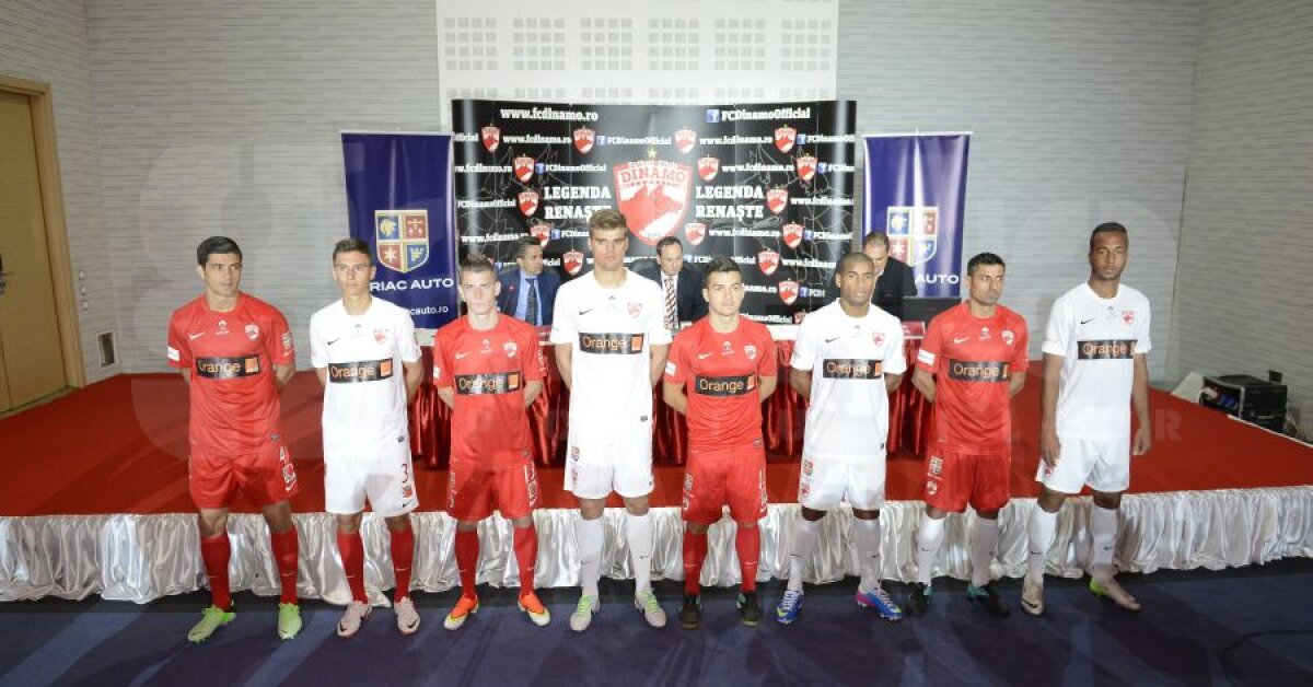 FOTO&VIDEO Cu chipul lui Hîldan pe piept » Dinamo a prezentat echipamentul pentru noul sezon