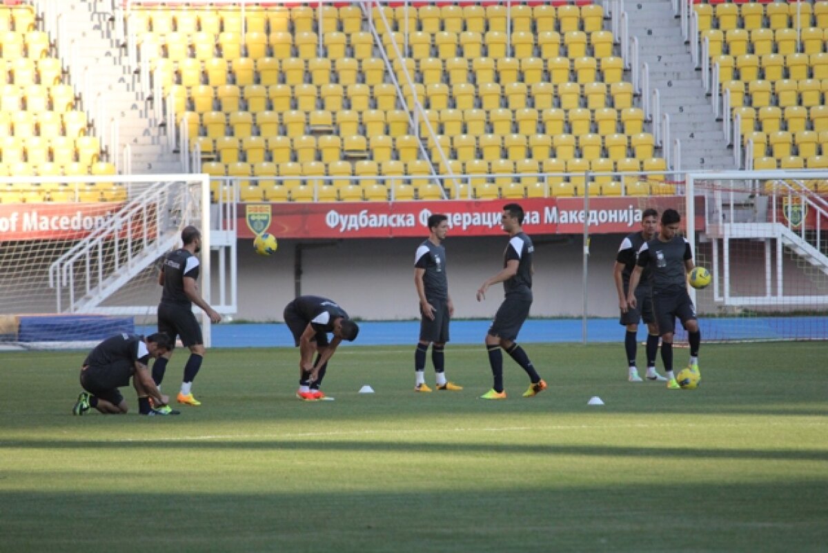 FOTO Presa din Macedonia taxează decizia Stelei de a închide antrenamentul: "Liverpool, Lazio şi Roma ne-au respectat"