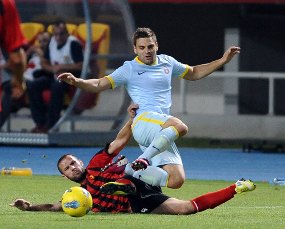 FOTO Încă doi paşi » Steaua a învins-o pe Vardar şi în Macedonia, 2-1, şi e gata de înfruntarea cu Dinamo Tbilisi