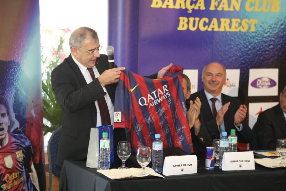 FOTO Ambasadă Barcelona în România » Ieri, s-a lansat "Barça Fan Club", în prezenţa lui Hagi şi a lui Popescu