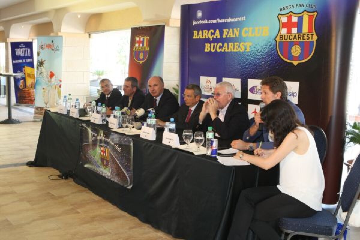 FOTO Ambasadă Barcelona în România » Ieri, s-a lansat "Barça Fan Club", în prezenţa lui Hagi şi a lui Popescu