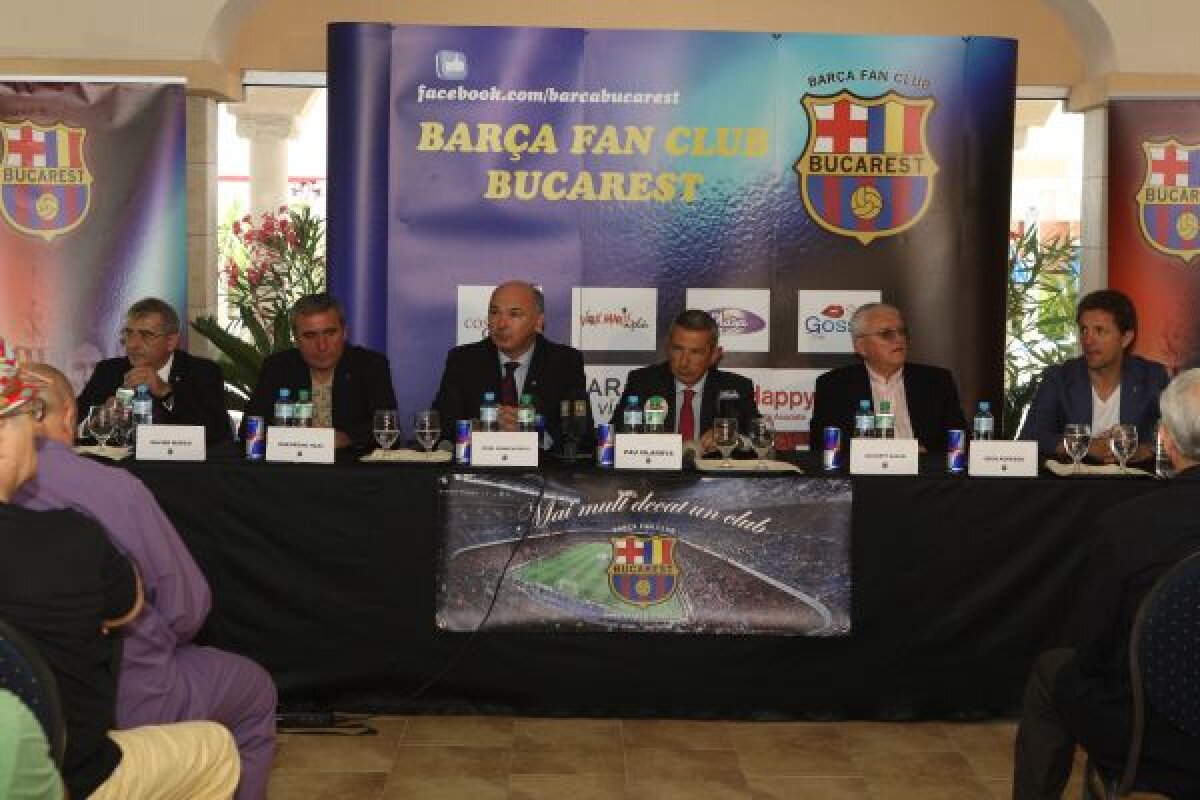 FOTO Ambasadă Barcelona în România » Ieri, s-a lansat "Barça Fan Club", în prezenţa lui Hagi şi a lui Popescu