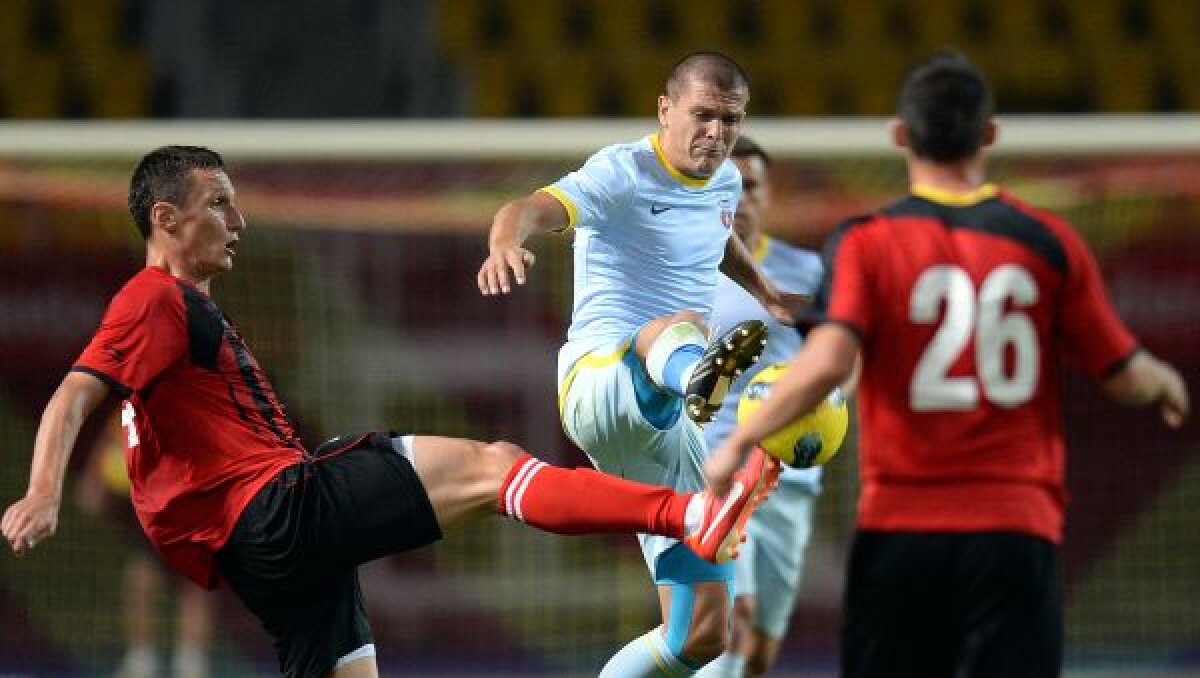 Gol de 85 de metri! » Atît a parcurs Bourceanu, în sprint, pentru reuşita cu care Steaua a cîştigat returul cu Vardar