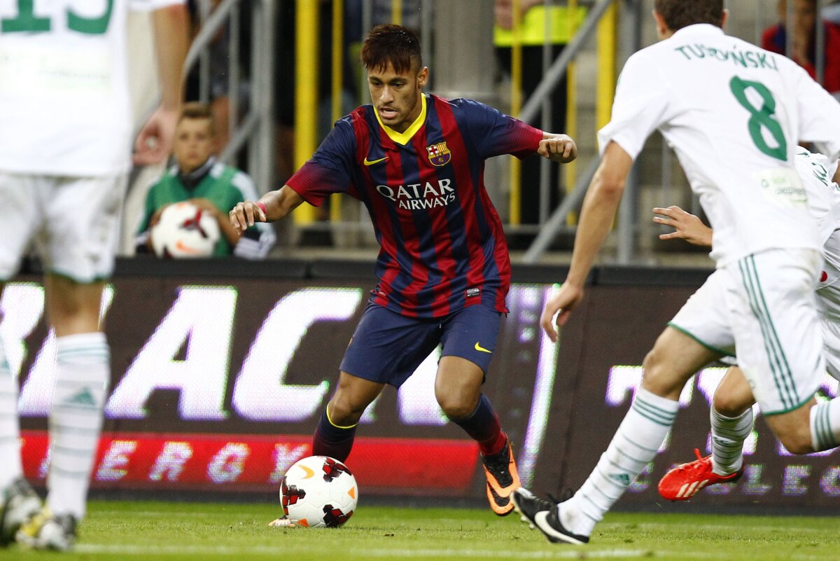 VIDEO Neymar a debutat la Barcelona, dar catalanii s-au chinuit cu Lechia Gdansk! Două goluri fabuloase ale polonezilor