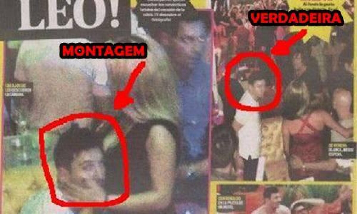 FOTO Scandal inventat » Pozele cu Messi în compania unei dansatoare de striptease au fost trucate!