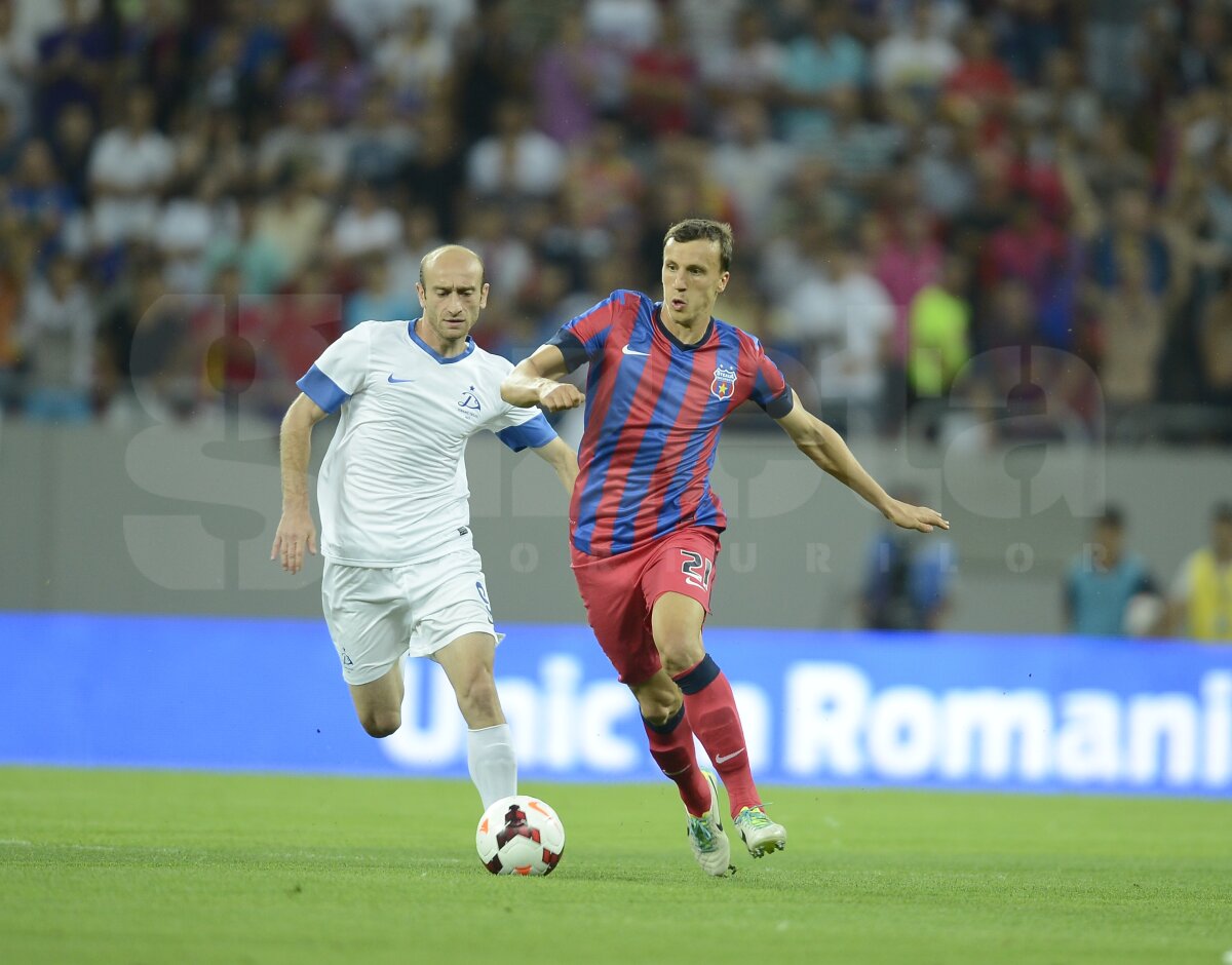 FOTO + VIDEO Două meciuri pînă la grupele Ligii Campionilor » Steaua - Dinamo Tbilisi 1-1