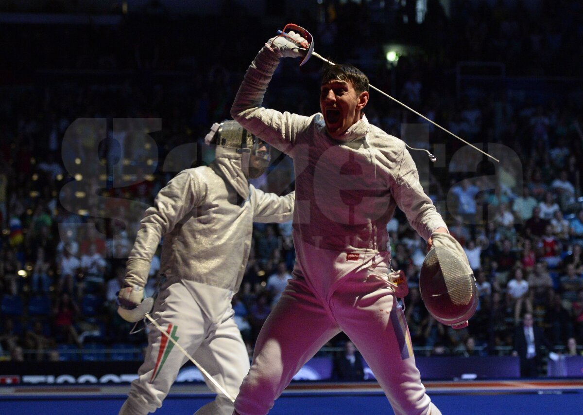 GALERIE FOTO Argint la Mondiale! » Echipa masculină de sabie a României a fost învinsă în finală de Rusia