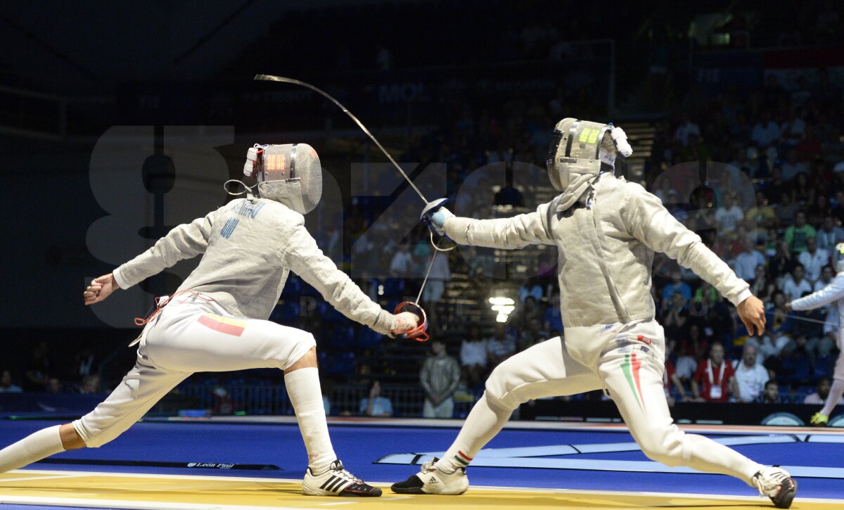 GALERIE FOTO Argint la Mondiale! » Echipa masculină de sabie a României a fost învinsă în finală de Rusia