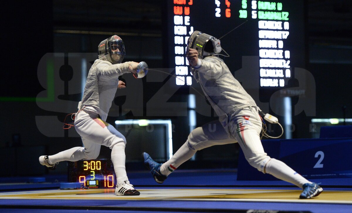 GALERIE FOTO Argint la Mondiale! » Echipa masculină de sabie a României a fost învinsă în finală de Rusia