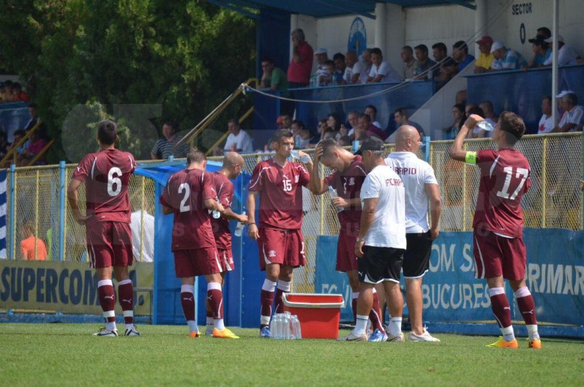 FOTO&VIDEO Giuleştenii se menţin în formă cu amicale » Rapid, victorie la scor împotriva celor de la Juventus Bucureşti