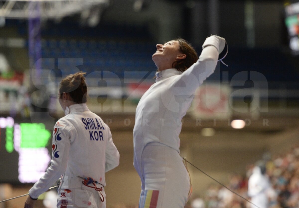 FOTO » România a luat bronzul la spadă feminin la CM de la Budapesta