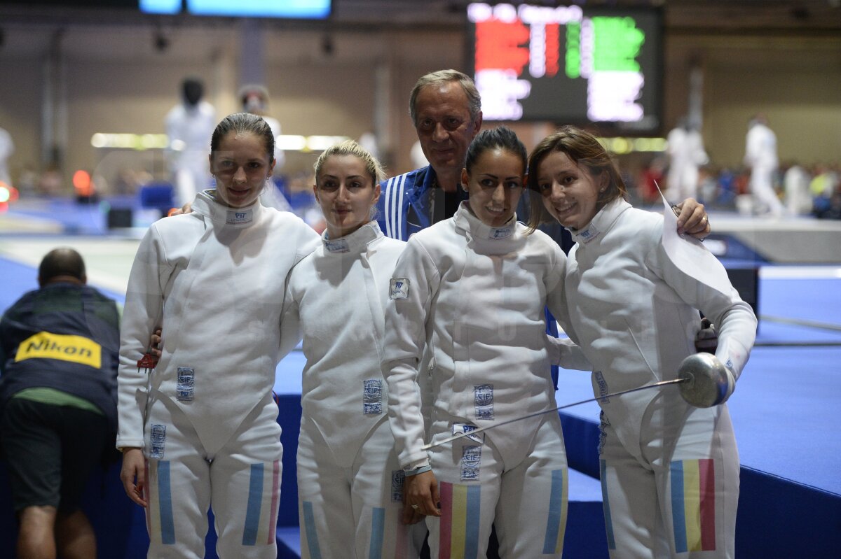 FOTO » România a luat bronzul la spadă feminin la CM de la Budapesta