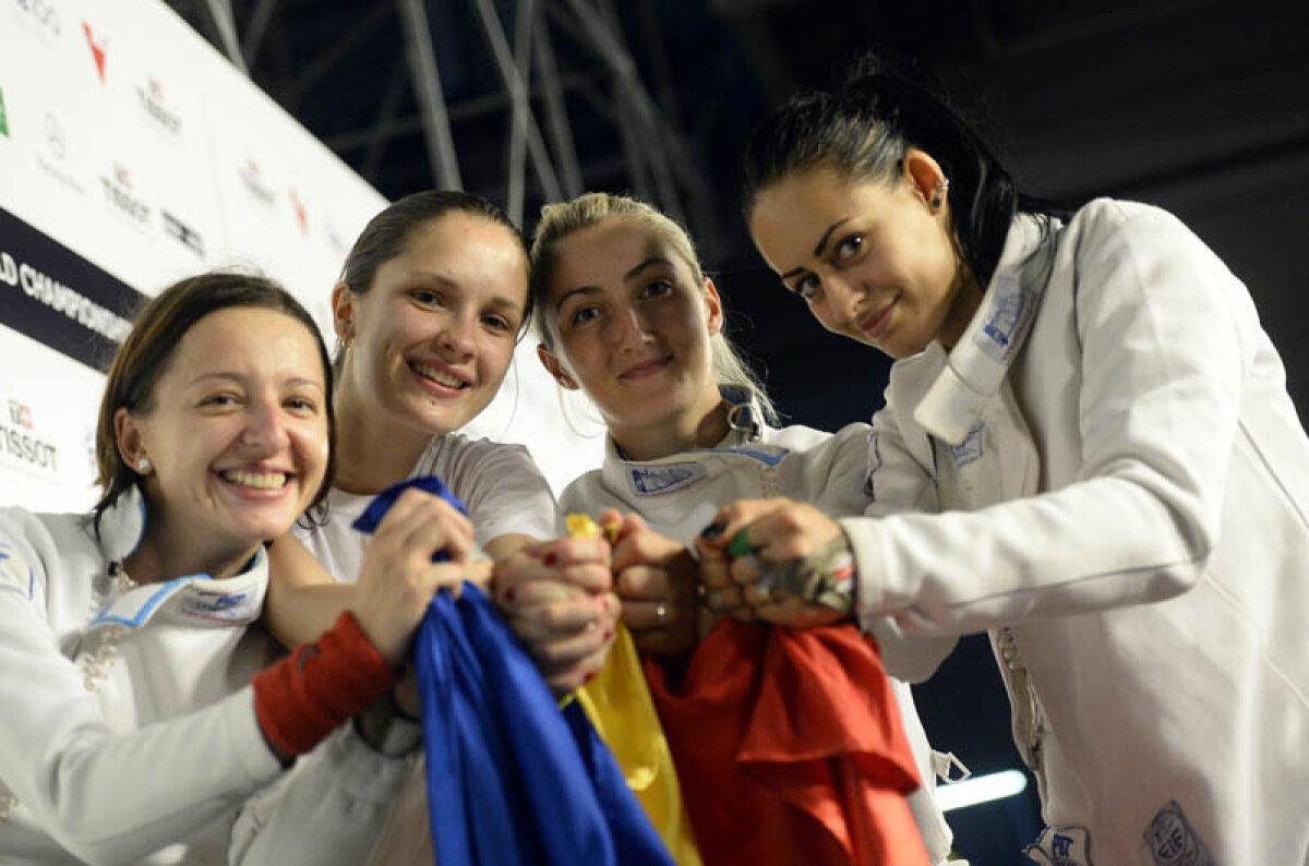 Medalii legate cu tricolor » Echipa feminină de spadă a cucerit la Budapesta medalia de bronz