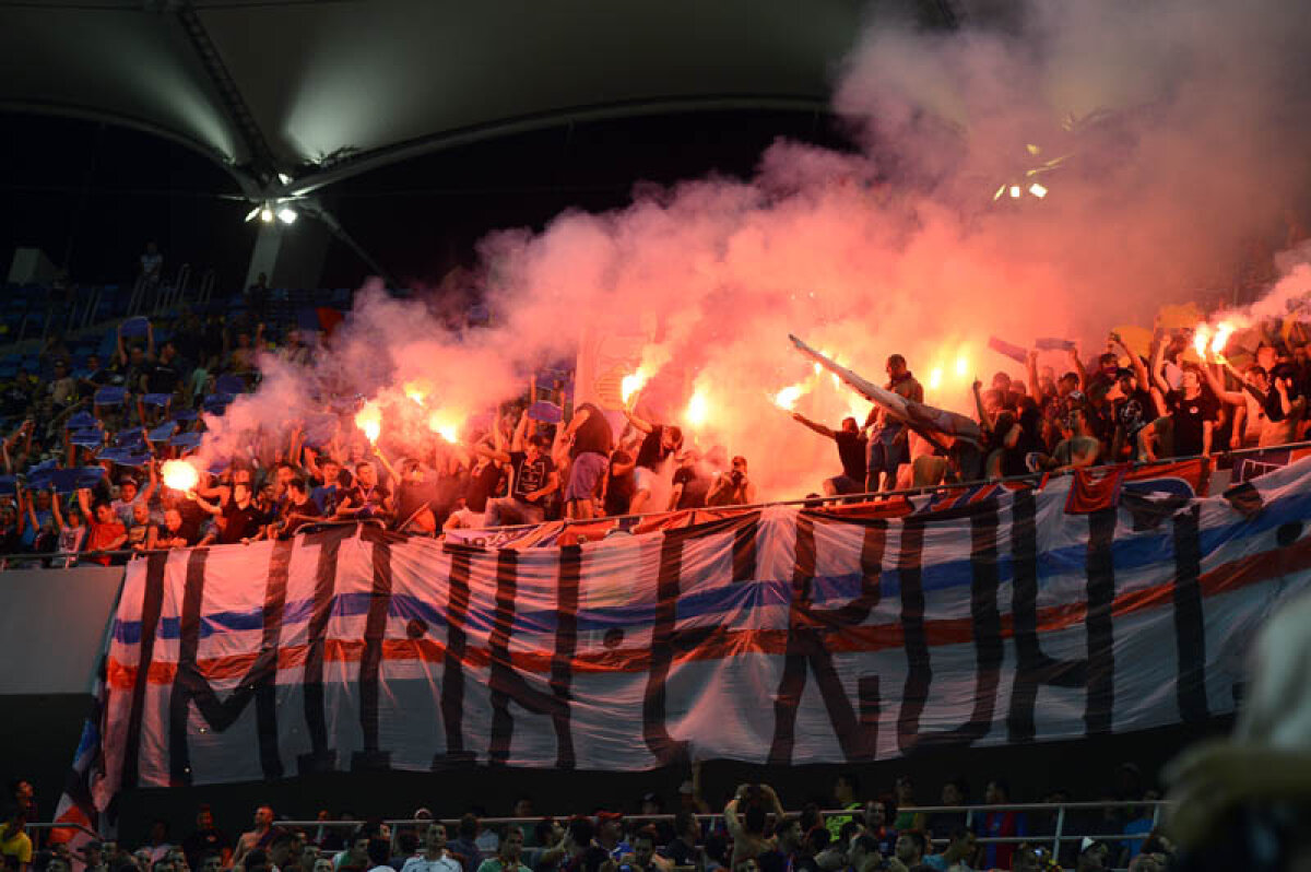 FOTO Prima bătaie din istoria stadionului! » Cum i-au păcălit dinamoviştii pe jandarmi