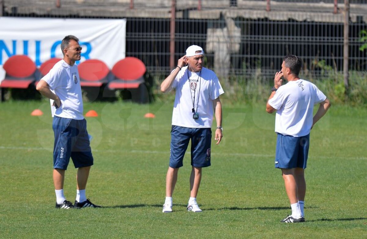 GALERIE FOTO Grigoraş a dat primele indicaţii pentru meciul cu Steaua: "La CFR e provocarea carierei"