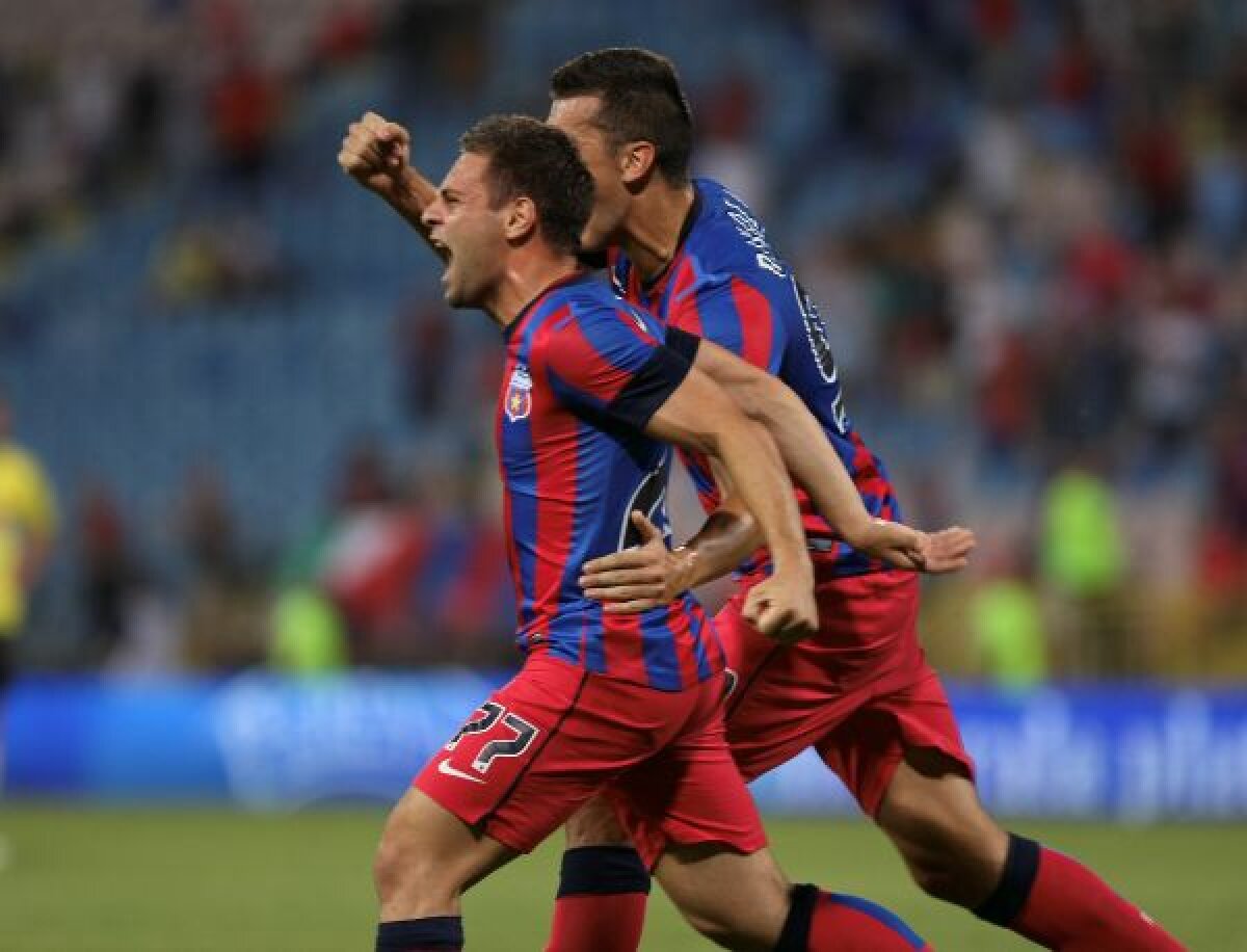 VIDEO+FOTO Steaua s-a impus cu un categoric 3-0 în derby-ul cu CFR Cluj! Urmează Legia