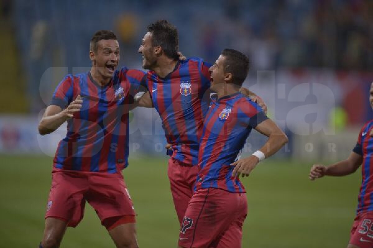 VIDEO+FOTO Steaua s-a impus cu un categoric 3-0 în derby-ul cu CFR Cluj! Urmează Legia