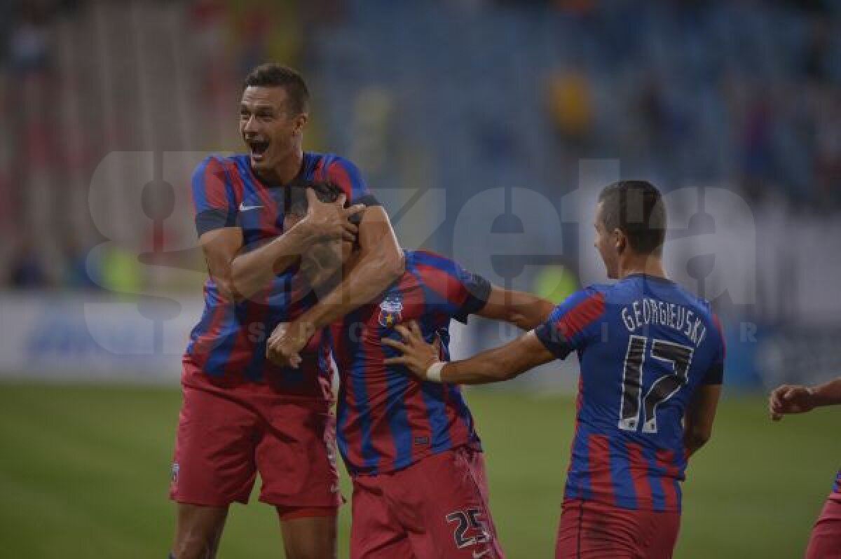 VIDEO+FOTO Steaua s-a impus cu un categoric 3-0 în derby-ul cu CFR Cluj! Urmează Legia