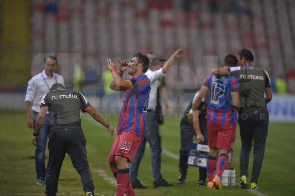 VIDEO+FOTO Steaua s-a impus cu un categoric 3-0 în derby-ul cu CFR Cluj! Urmează Legia