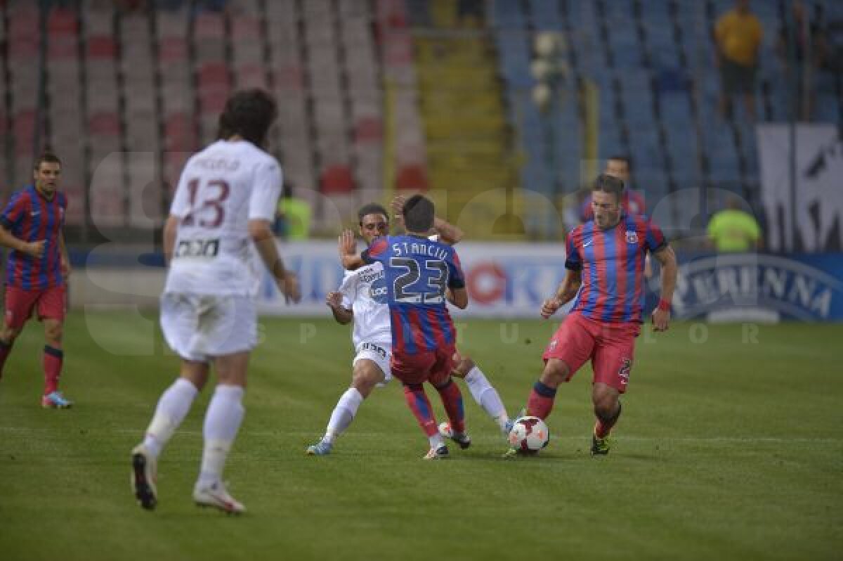 VIDEO+FOTO Steaua s-a impus cu un categoric 3-0 în derby-ul cu CFR Cluj! Urmează Legia