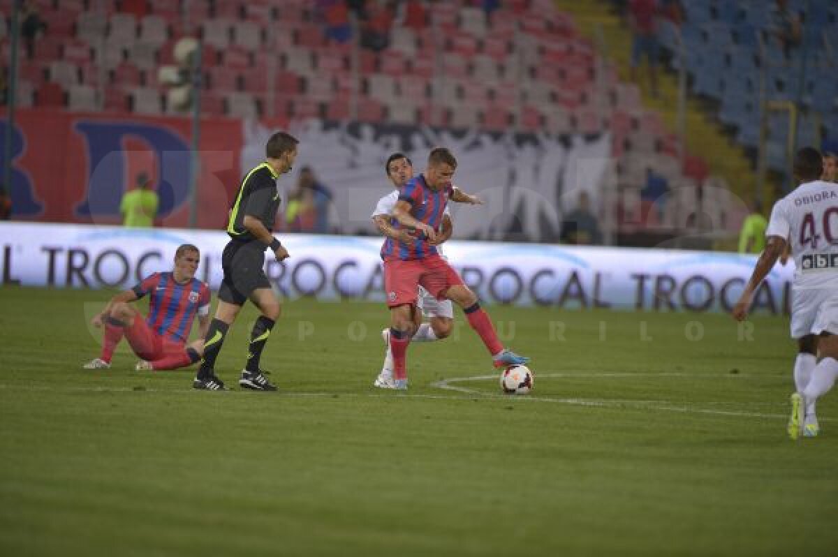 VIDEO+FOTO Steaua s-a impus cu un categoric 3-0 în derby-ul cu CFR Cluj! Urmează Legia