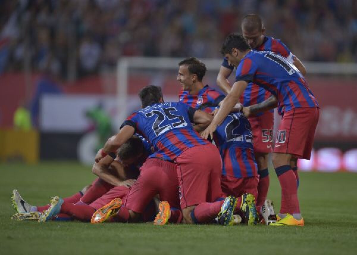 VIDEO+FOTO Steaua s-a impus cu un categoric 3-0 în derby-ul cu CFR Cluj! Urmează Legia