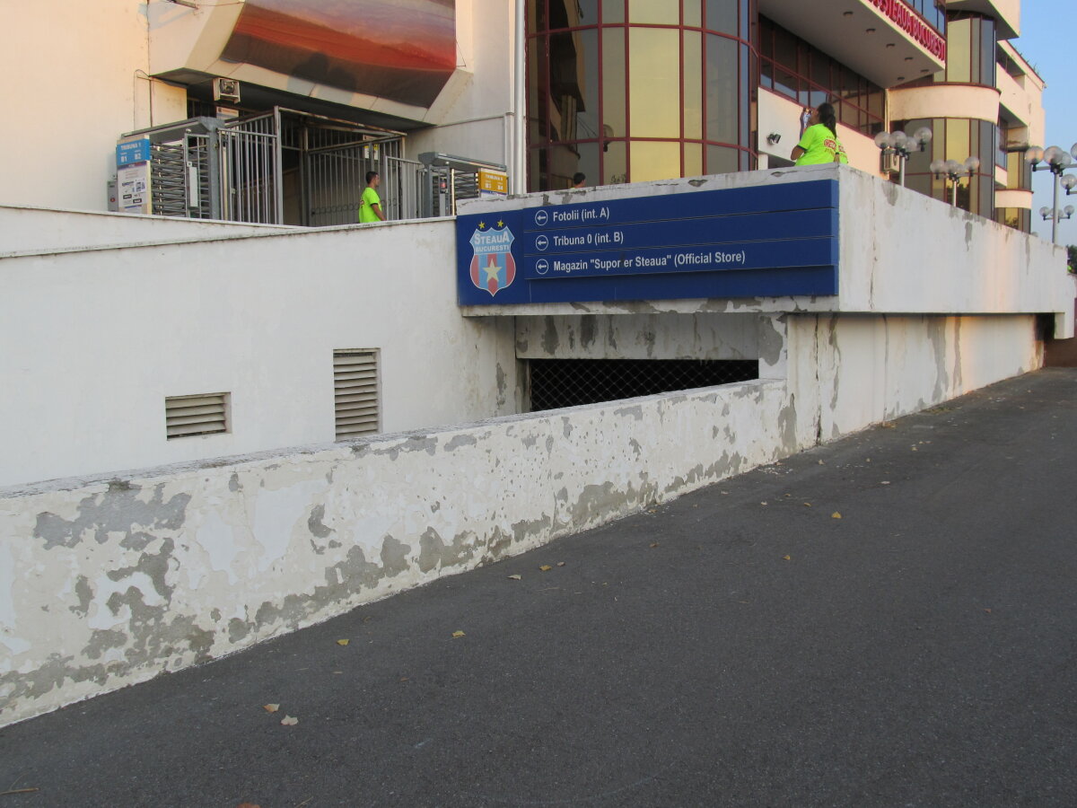 FOTO Armata dărîmă "Templul" » Stadionul Ghencea arată ca o ruină: buruieni, viespi şi o imagine dezolantă