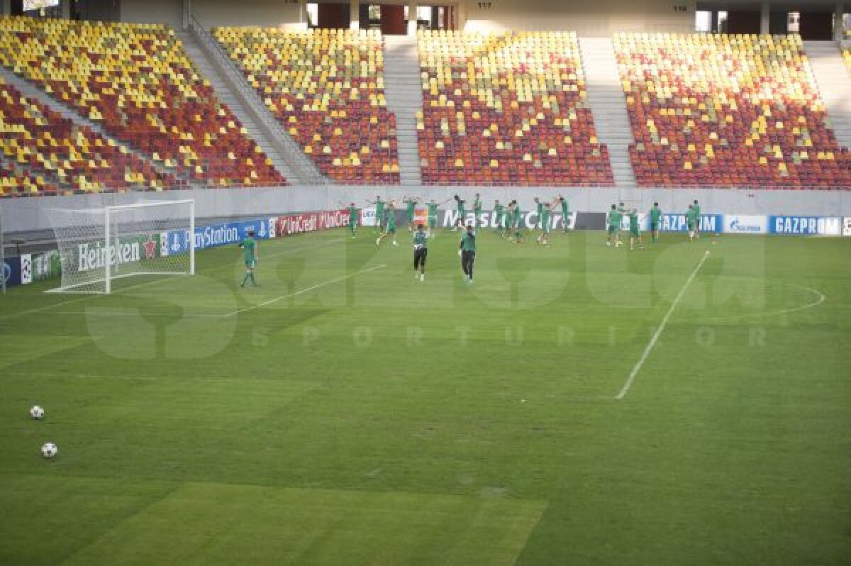 FOTO Bine aţi venit pe Cîmp Arena! » Gazonul arată execrabil înainte de Steaua - Legia
