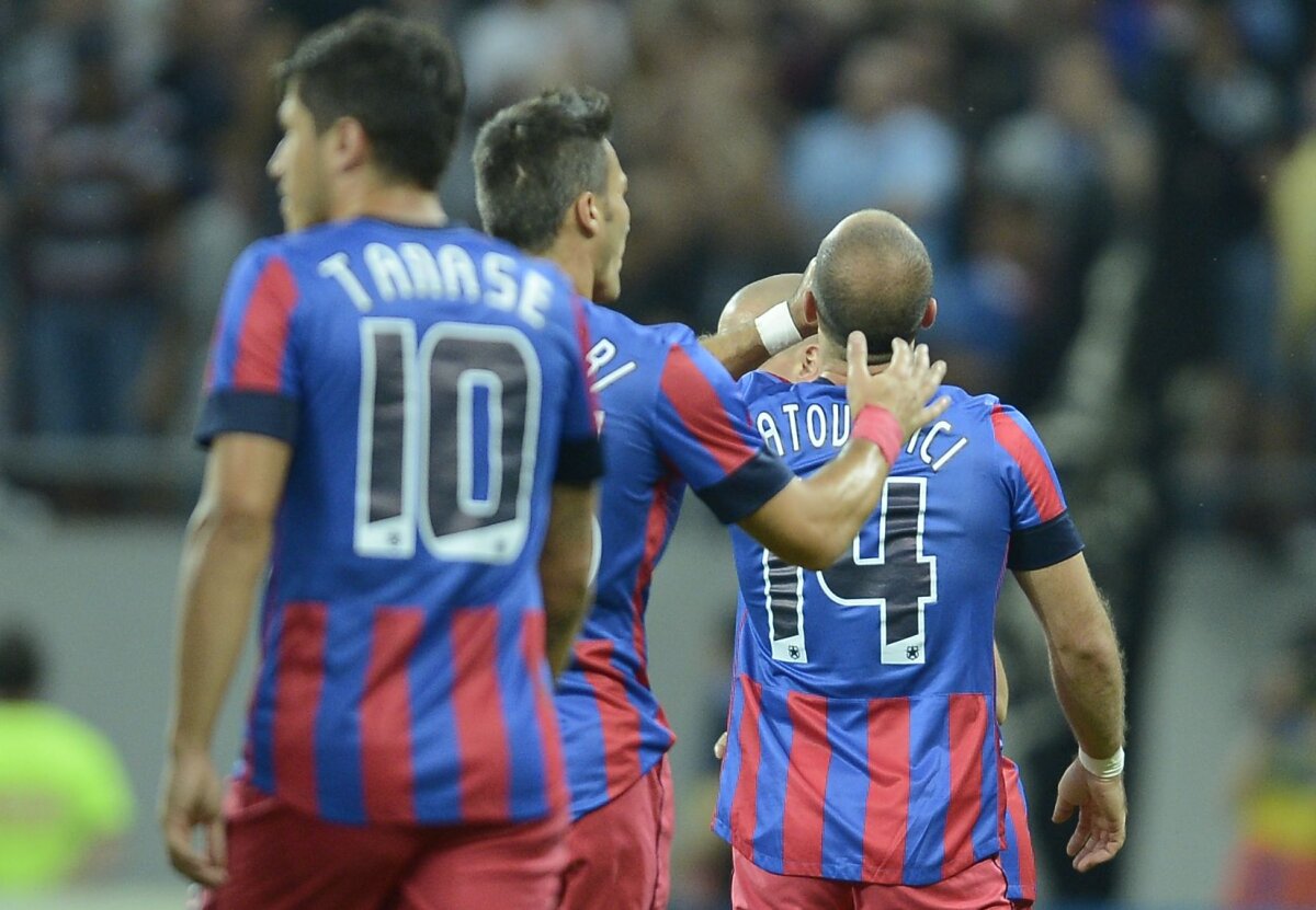 FOTO Cirque du Lato! » Scîntei la Steaua cu o zi înainte de Legia: Reghecampf nu l-a mai primit pe Latovlevici la antrenament