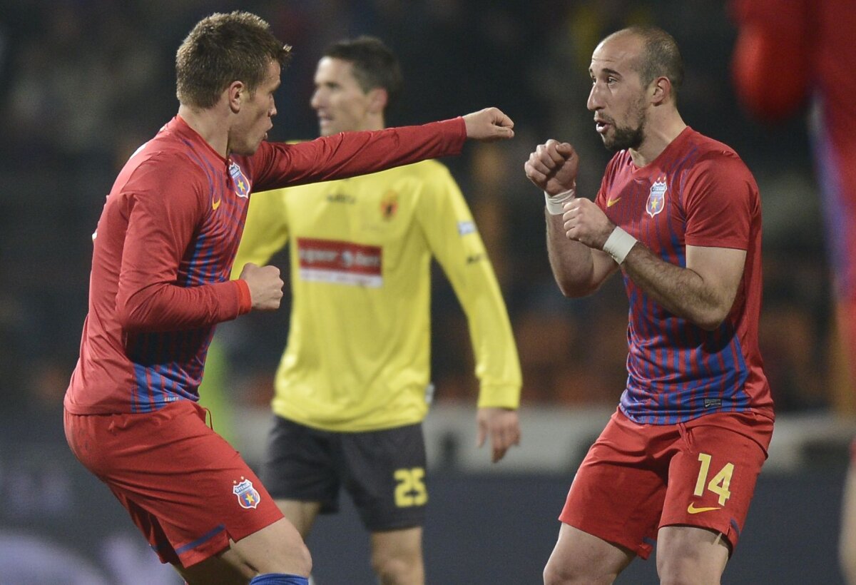 FOTO Cirque du Lato! » Scîntei la Steaua cu o zi înainte de Legia: Reghecampf nu l-a mai primit pe Latovlevici la antrenament
