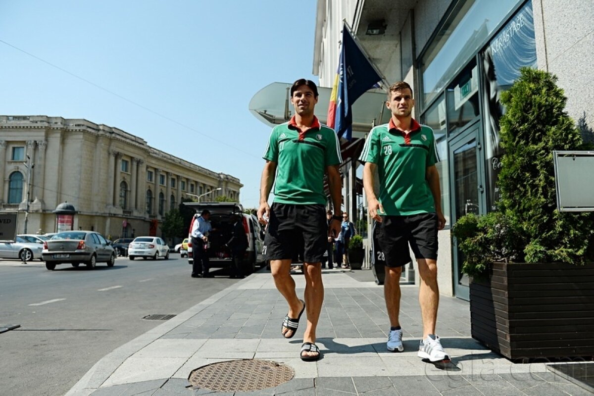 FOTO Au mers cu taxi-urile pînă în Herăstrău » Imagini de la plimbarea jucătorilor Legiei :)