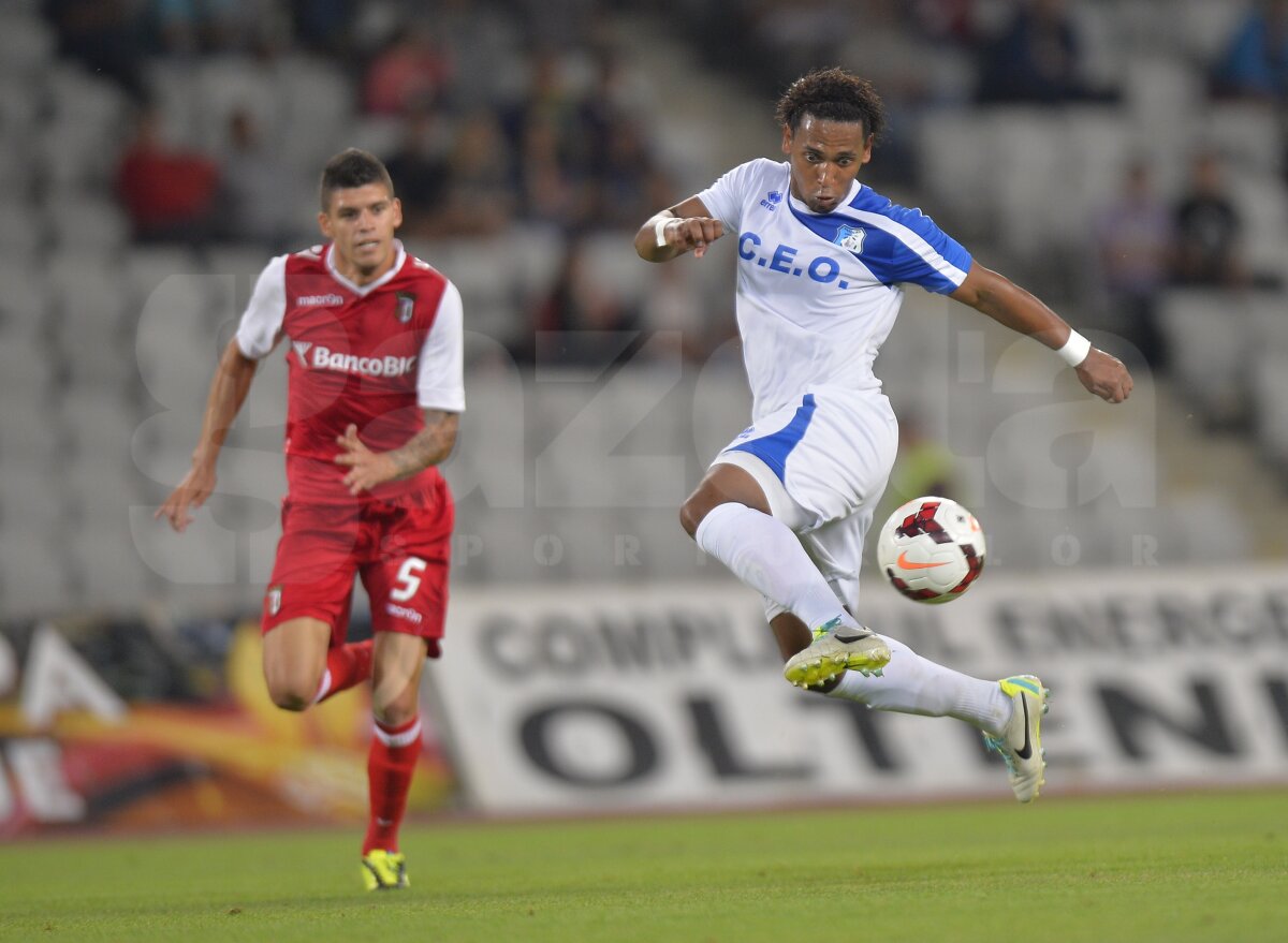 FOTO şi VIDEO Pandurii - Braga 0-1 » Dorit în trecut de Steaua şi CFR, Yazalde aduce victoria echipei sale