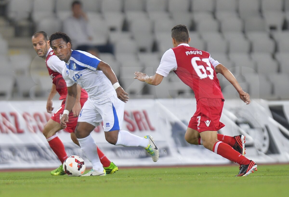 FOTO şi VIDEO Pandurii - Braga 0-1 » Dorit în trecut de Steaua şi CFR, Yazalde aduce victoria echipei sale