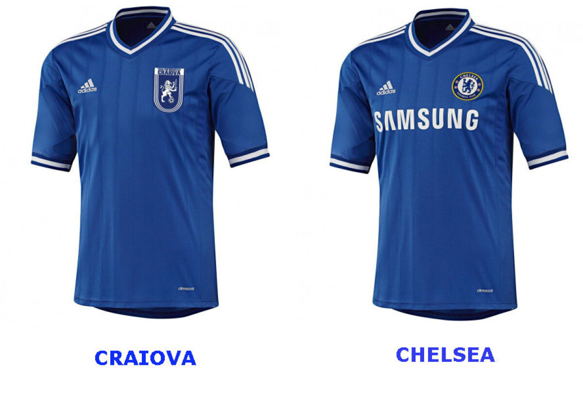 Contre la Craiova pe tema echipamentului celor două echipe » Unii sînt ”Chelsea”, alţii copiază