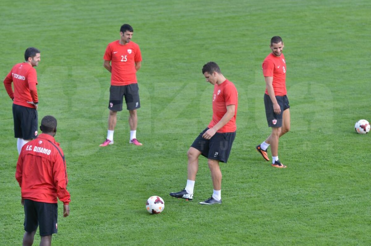 FOTO Ţucudean, în mare formă la primul antrenament de la revenirea la Dinamo