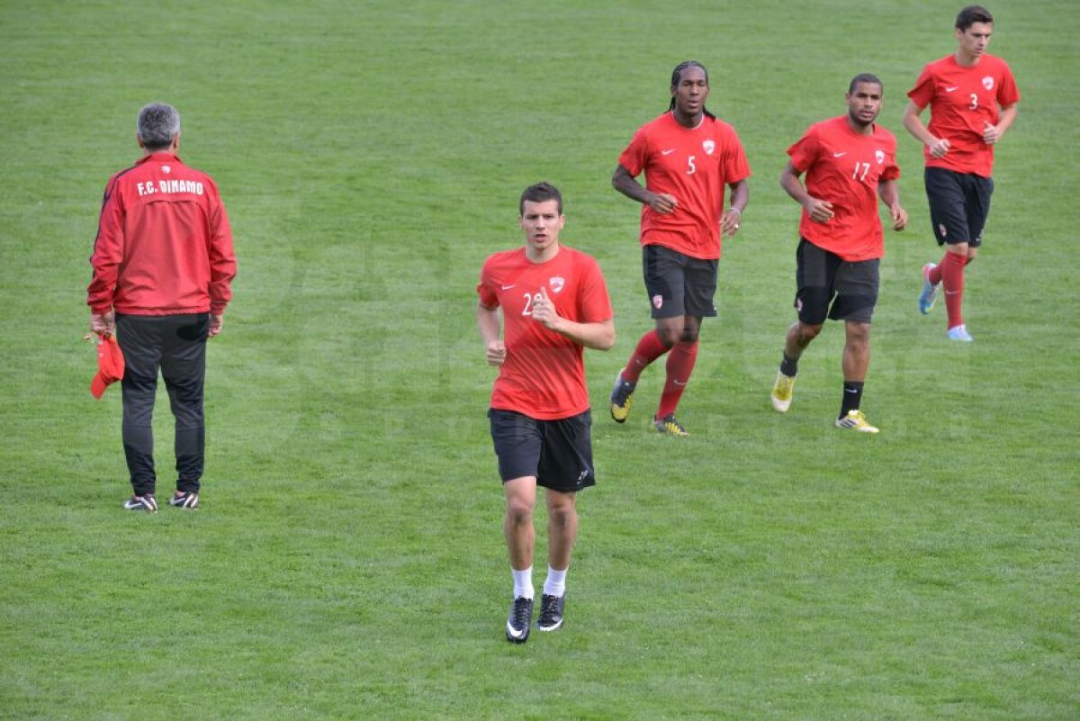 FOTO Ţucudean, în mare formă la primul antrenament de la revenirea la Dinamo