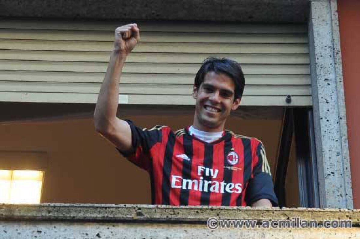 VIDEO&FOTO Kaka e în culmea fericirii: "Visam să aud din nou cîntecele fanilor milanezi dedicate mie" » Cele mai tari goluri ale brazilianului la Milan