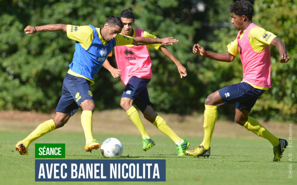 GALERIE FOTO Nicoliţă primit cu braţele deschise la Nantes » Colegii l-au ajutat să se integreze rapid