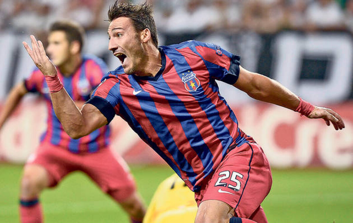 Piovaccari laudă Steaua în presa din Italia: "Aici e mult mai bine decît la Sampdoria" » La ce visează atacantul roş-albaştrilor