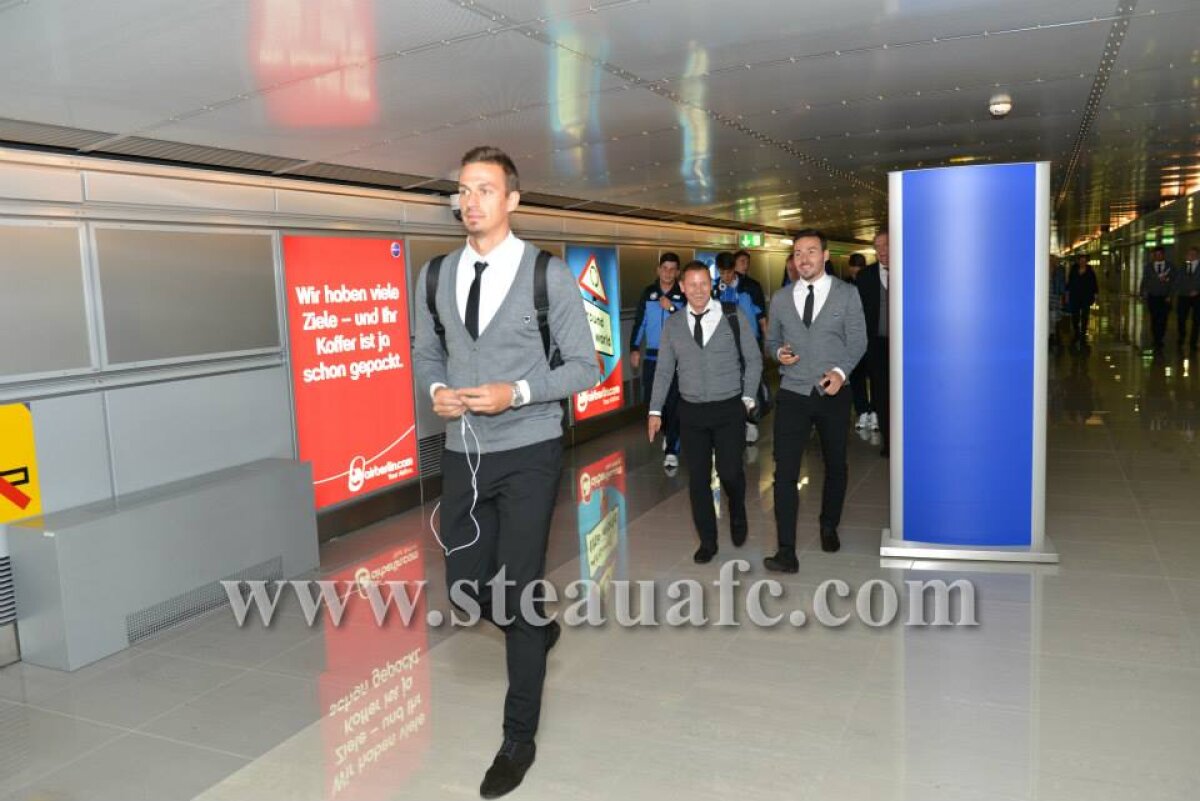 FOTO Steliştii au ajuns în Germania » Imagini din avion şi de la sosire!