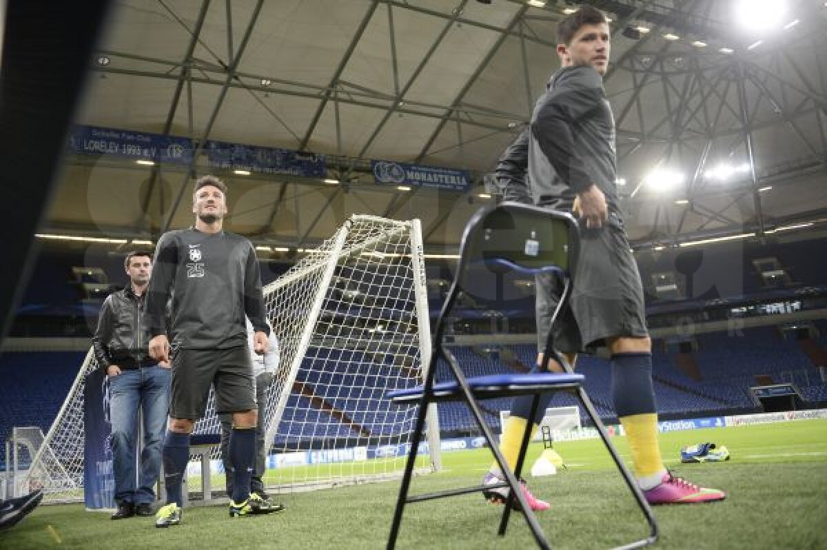 FOTO Tănase, împărat la Gelsenkirchen » Imagini inedite de la antrenamentul oficial al Stelei