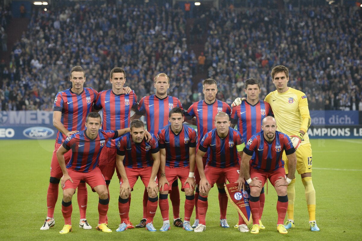 FOTO şi VIDEO Schalke - Steaua 3-0 » Roş-albaştrii au pierdut categoric primul meci din grupele CL